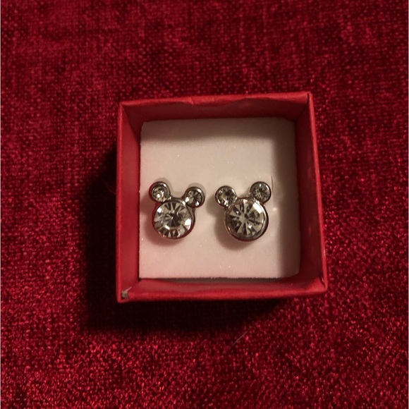 Earrings; Stud; Faux Diamonds; Alloy Plated - Picture 2 of 8